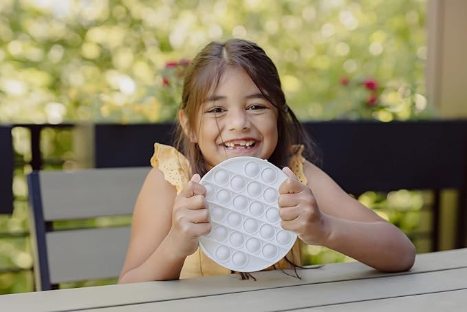 Chuckle & Roar - Pop It! Braille - Tactile Sensory Fun Popping Game - Standard Braille Teaches Letters - Great for Preschoolers - Ages 3 and Up