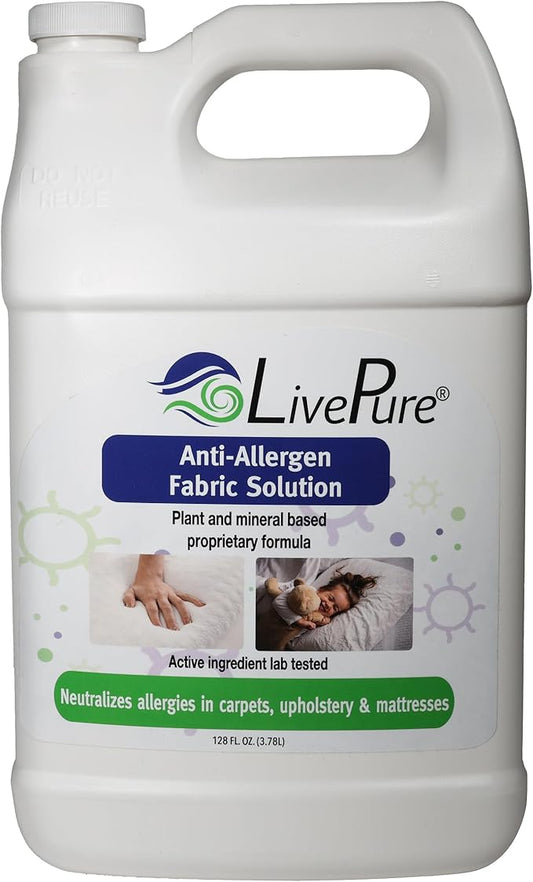 LivePure Anti-Allergen 128 OZ Fabric Spray for Household Surfaces