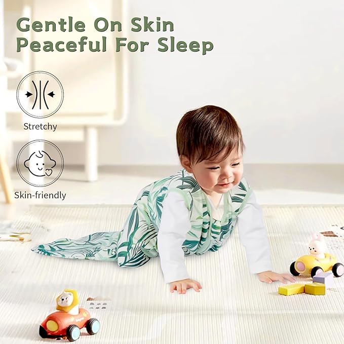 3 Pack Baby Sleep Sack 18-24 Months 100% Cotton TOG 0.5 Baby Sleeping Bag 2-Way Zipper Toddler Wearable Blankets Comfy Stretchy Summer Sleep Sacks