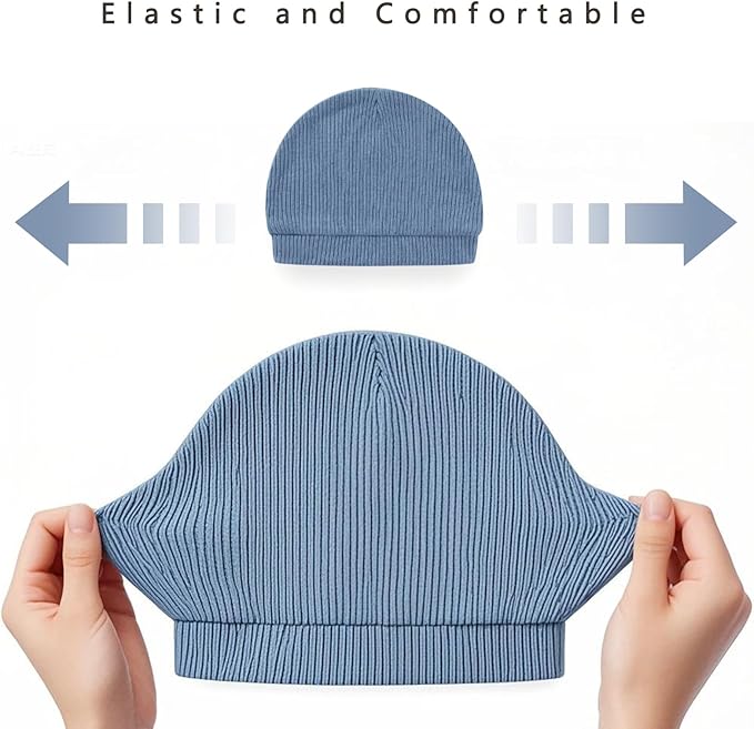 Baby Girls Boys Hats Mittens and Socks Set Cotton Infant Caps Newborn Soft Gloves 0-6 Months