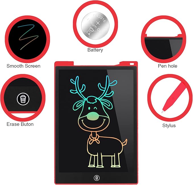 LEYAOYAO LCD Writing Tablet 12Inch Kids Toys Learning Drawing Board Birthday Gifts,Toys for 3-6 Years Old Girl Boy, Drawing Pad & Tablet Toddler Educational Doodle Pad Easter Gifts for Kids