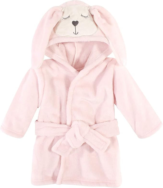 Hudson Baby Unisex Baby Plush Animal Face Bathrobe