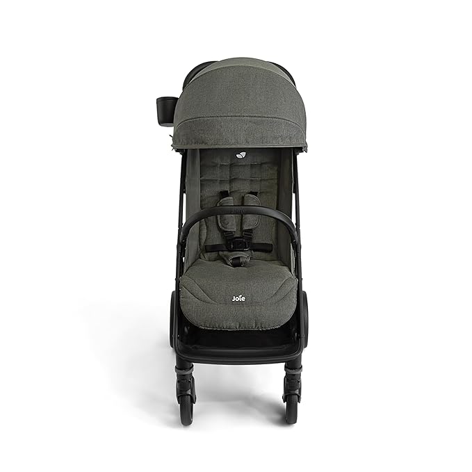 Joie Nutmeg Compact Stroller – Lightweight and Compact Stroller with One-Hand Fold (Evergreen)