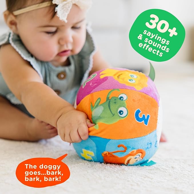 Move2Play, Hilariously Interactive Baby Ball with Music & Sound Effects | First Birthday Gift | Toddler Toy for Boys & Girls | Age 6, 9, 12, 18+ Month | 1, 2+ Year's Old