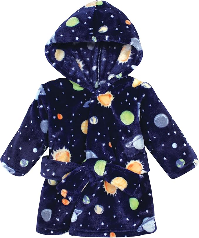Hudson Baby Unisex Baby Plush Animal Face Bathrobe