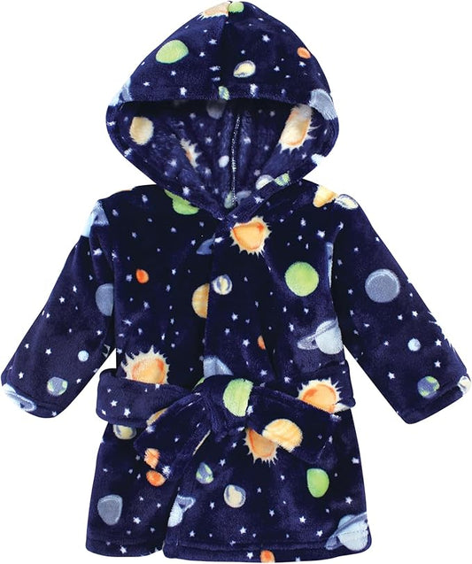 Hudson Baby Unisex Baby Plush Animal Face Bathrobe
