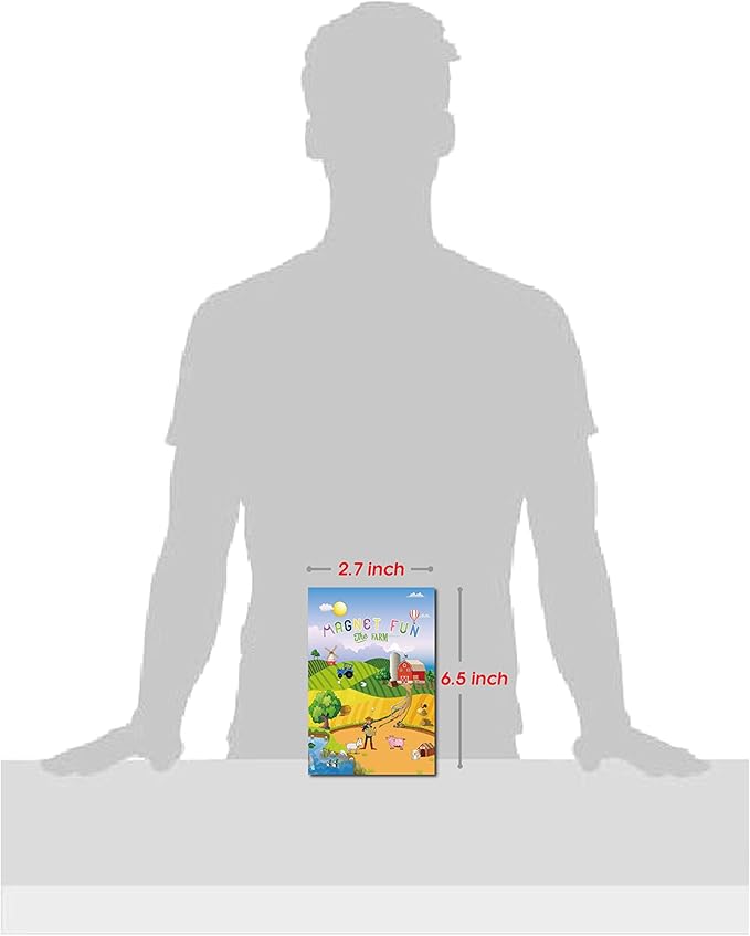 Magnetic Portable Playboard Farm Life (58 Pcs), Age 5+