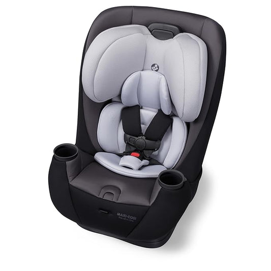 Maxi-COSI Pria All-in-One Convertible Car Seat, Infant to Toddler Car Seat, Easy-Install Harness, Machine-Washable Cover, 5-100 lbs, Blackened Pearl