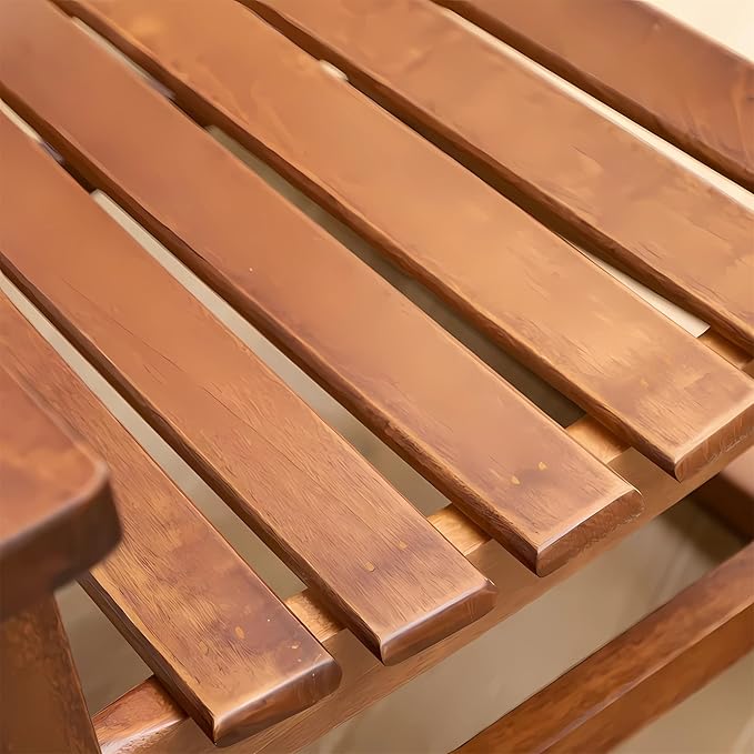 Kid Rocking Chair Child Toddler Small Baby Wooden Comfy Rocker Chairs Furniture for Nursery Bedroom Livingroom Outdoor Reading Room, Ages 6-10, Brown