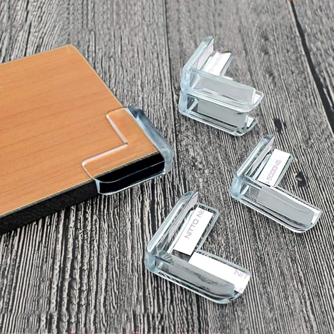 14 Pack Corner Protectors for Baby, Clear Furniture Table Corner Guards Protectors Edge Bumper Safety, Baby Proofing