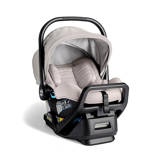 Baby Jogger City GO 2 Infant Car Seat, Frosted Ivory – Lightweight Rear-Facing Infant Car Seat, Travel System Compatible, Taxi-Safe
