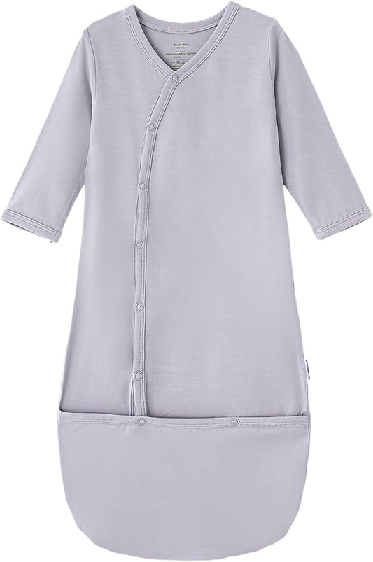 Baby Nightgowns Sleeper Gown Newborn Long Sleeve Pajama Gowns Unisex Viscose from Bamboo Infant Sleepwear