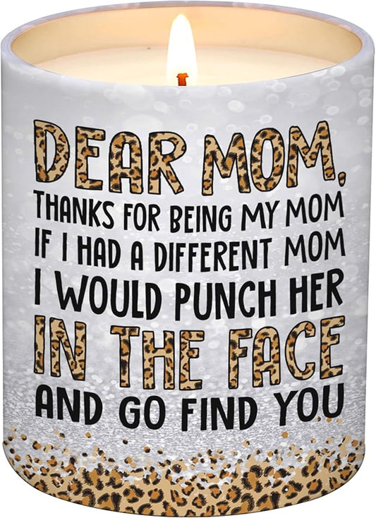Gifts for Mom from Daughter Son - Mothers Day Gifts for Mom, Wife, Women - Moms Birthday Gift Ideas, Cool Birthday Gift for Moms - Funny Mothers Day Candle, mom Candle Funny 10 OZ