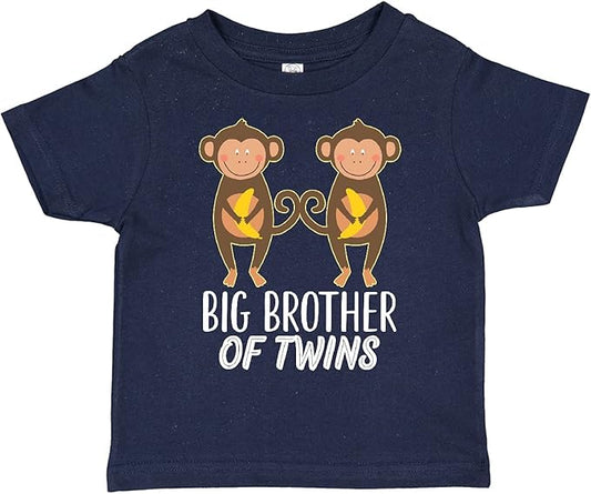 inktastic Brother of Twins Boys Gift Toddler T-Shirt