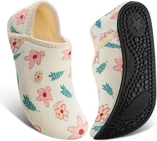 ATHMILE House Slippers for Women Men Indoor Barefoot Slippers Socks Furry Slip on House Shoes Cozy Comfy for Home Bedroom Travel Yoga