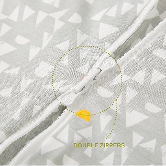 Super Soft 1.5 TOG Sleep Sack with Legs, 100% Organic Cotton Warm Comfy All Season Toddler Sleep Sack with Feet, Graphic, Size M