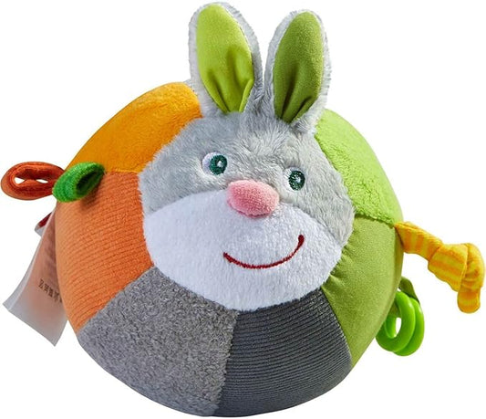 HABA Baby Balls - Machine Washable Baby Sensory Toys - Ideal Baby Toy for Teething, Tummy Time Toys for Ages 6 Months & up