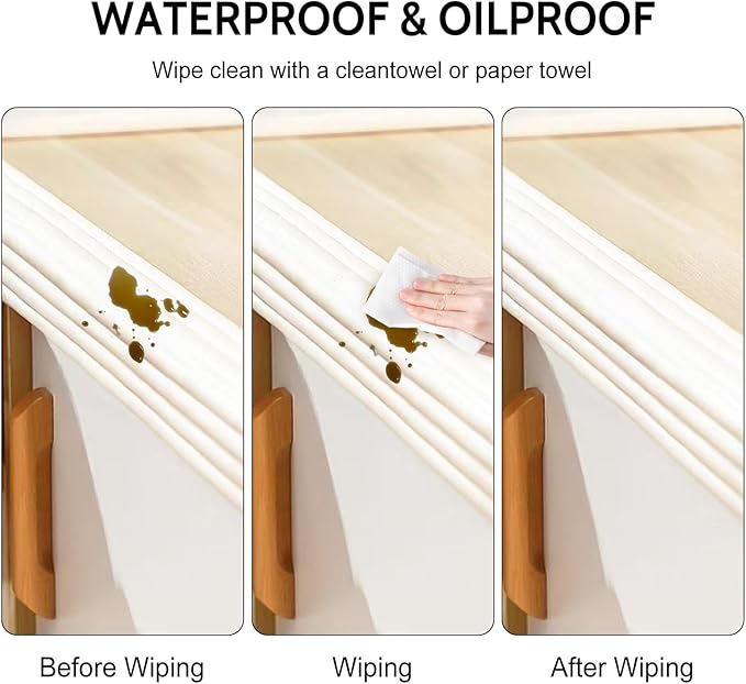 Baby Proofing Corner Guards, 6.5FT Soft Foam Edge Protectors for Furniture - Adhesive Table Bumper Strips & Fireplace Padding for Sharp Corners, Easy Install (Rice White)