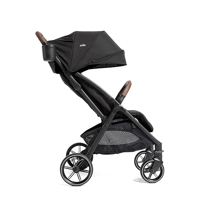 Joie Nutmeg Compact Stroller – Lightweight and Compact Stroller with One-Hand Fold (Shale)