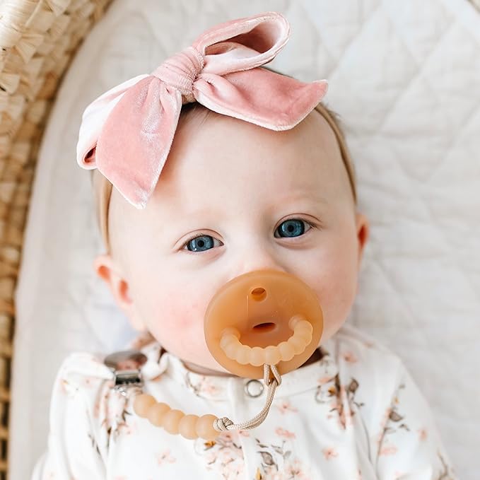 Ryan & Rose Cutie PAT Pacifier Teether (Stage 2, Clear Rubber)