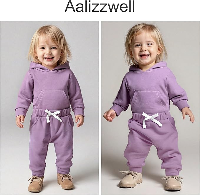 Aalizzwell Infant Baby Winter Hoodie Outfit