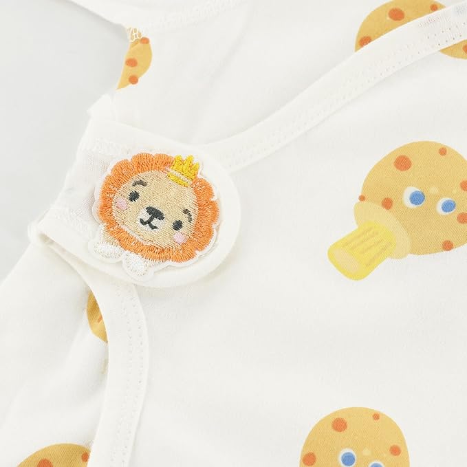 Premie Side Snap Baby Shirt for Preemie Baby, Purcotton Side Snap Tees for Newborn Baby Girls&Boys