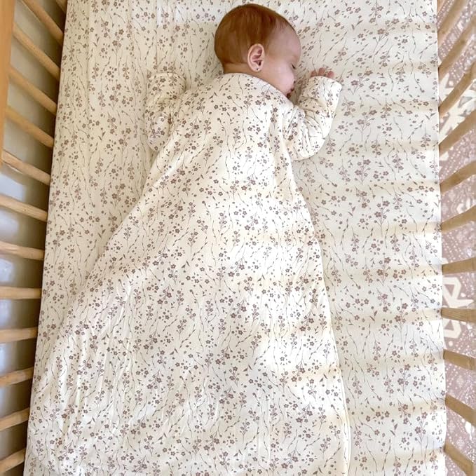 GUNAMUNA Unisex Long-Sleeve Sleep Sack, Wearable Sleep Bag for Babies and Toddlers, Soft Rayon, 1.0 TOG, 3 to 36 Months