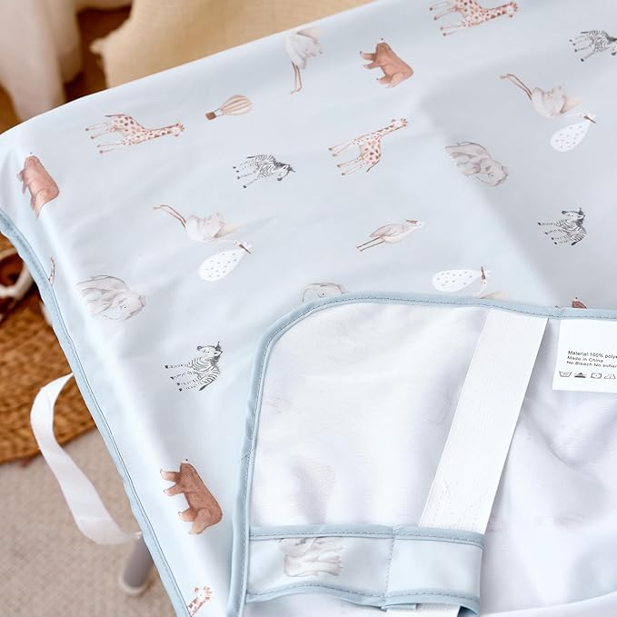 Long Sleeve Baby Bib-Mess Proof Baby Feeding Bibs with Adjustable Design for Babies during Eating or Highchair
