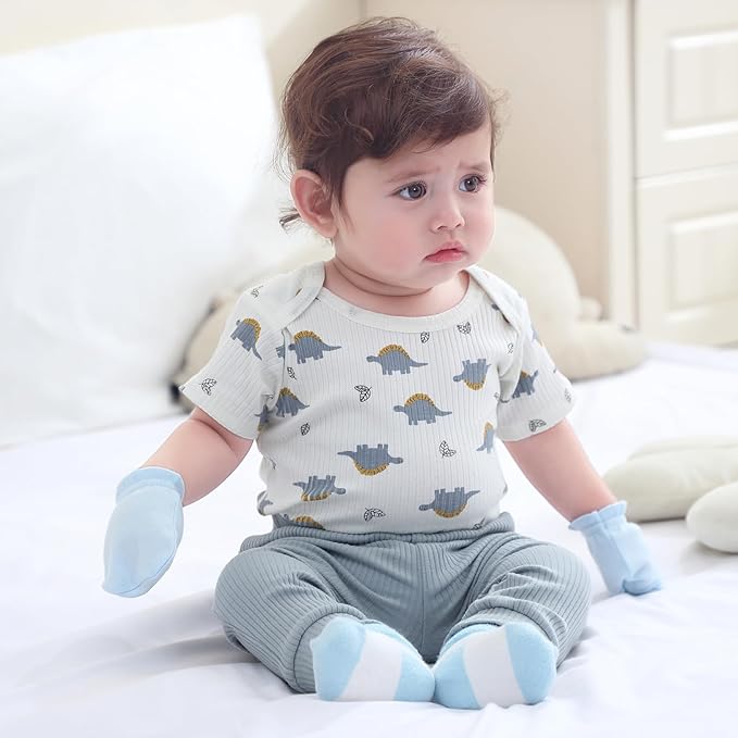 Baby Bodysuit Boy Girl Clothes Soft Newborn Infant Outfit Short Sleeve Romper
