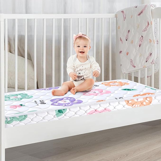 Crib and Toddler Mattress - 52" x 27.6" x 5" - Breathable - Firm - Dual Sided Standard Size Baby Mattress for Crib - Premium Foam Baby Crib Mattress - Toddler Mattress for Toddler Bed…