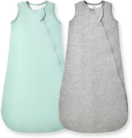 HAPIU Unisex Rayon Made from Bamboo Baby Sleep Sack TOG 0.5, 2-Way Zipper YKK, Wearable Blanket Toddler