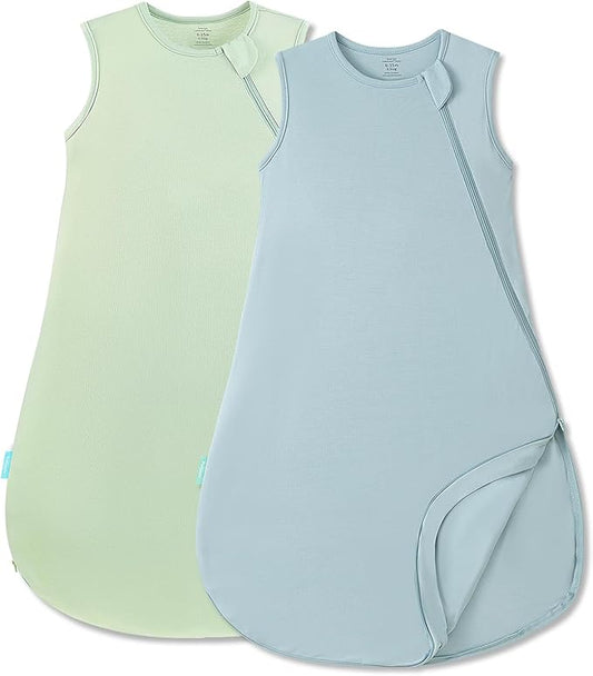 Supersoft Sleep Sack 0.5 TOG, Premium Bamboo Viscose Sleeping Bag Thin Baby Wearable Blanket 2-Way Zipper Sleep Sack