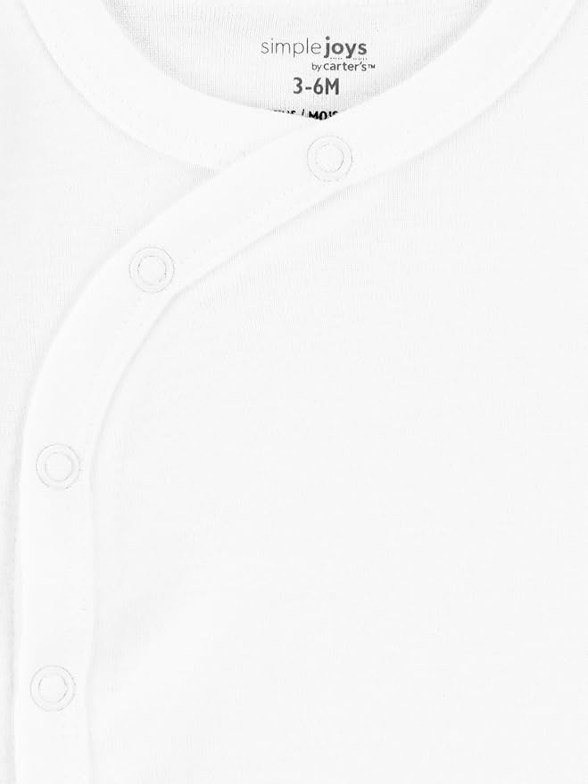 Simple Joys by Carter's Baby Boys' 6-Pack Side-snap Short-Sleeve Shirt