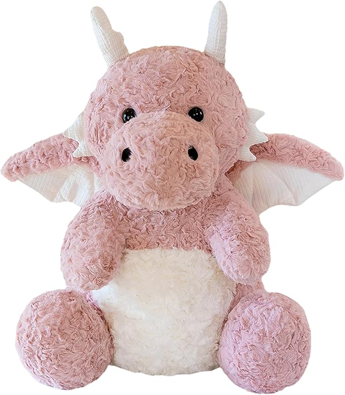 Little Flying Dragon - Cute Stuffed Animal Plush Toy - Adorable Soft Dragons Toy Plushies and Gifts - Perfect Present for Kids (Pink,22.04in/56cm)
