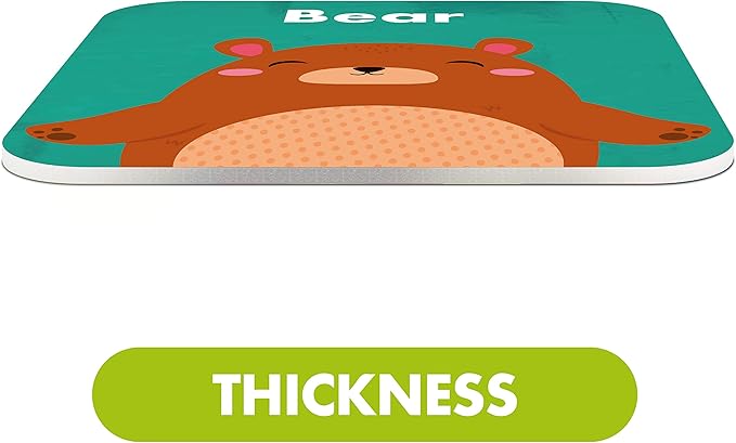 Hebayy 36 Pair Animals Matching Game Cartoon Flash Cards Erasable(72 PCs, Each Measures 2” X 2”)