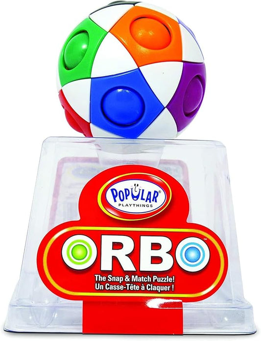 POPULAR PLAYTHINGS Orbo Puzzle Snap & Match Toy, Brainteaser for Kids Ages 4 and Older