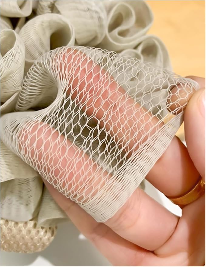 Cute Unicorn Kids Bath Loofahs Balls for Baby Girls Boys Mesh Shower Ball Pouf Exfoliating Bath Sponge Body Cleaner Bath Accessories (Green Tortoise)