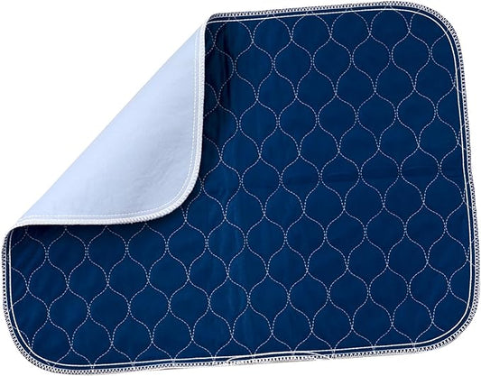 Alsunny® Incontinence Bed Pads Washable 18x24 Inch(4Pack),Pee Pads for Kid,Hide Stains,Reusable Bed Pads Washable Waterproof Pads for Kid,Pet,Bed Wetting Pads,Washable Incontinence Pads for Wheelchair