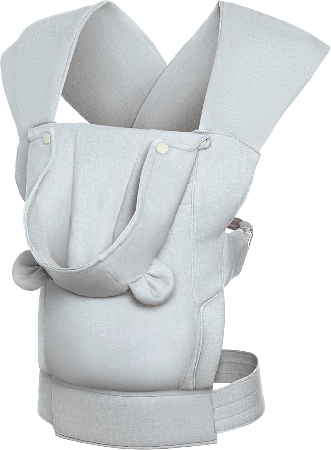 babyGap by Delta Children Legacy 3-in-1 Baby Carrier – Newborn to Toddler (Holds 7.5 to 25 lbs.), Face-in and Face-Out Baby Carrier Wrap with Lumbar Support, Ergonomic, Grey