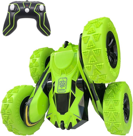 Threeking Double-Sided Driving Rc Stunt Car Toys Remote Control Cars 360-degree Flips Rotating Gifts Presents for Kids Boys/Girls Ages 6+