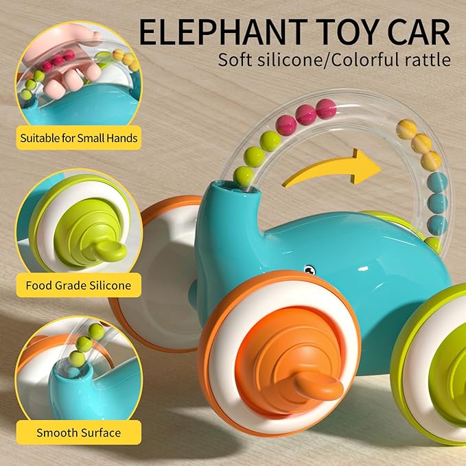 Early Learning Toys for 1 Year Old Boy, Baby Busy Toy with Lights and Sounds, Travel Sensory Cube for Toddlers 1-3, Learning Fine Motor Skills First Birthday Gifts for Toddler