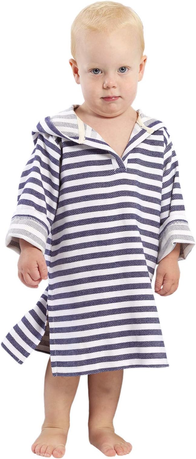 SAMMIMIS Toddler Bathrobe & Swim Cover Up for Girls & Boys - Hooded Baby Beach Towels - Poncho Towels for Baby - Turkish Cotton - XS (6 Months to 2 Years)