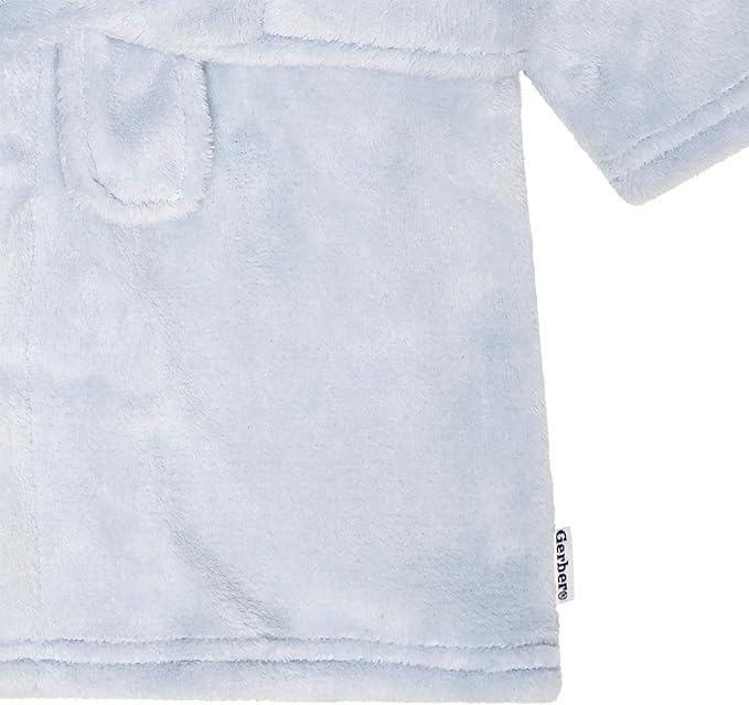 Gerber Unisex Baby Plushy Soft Hooded Animal Character Bathrobe
