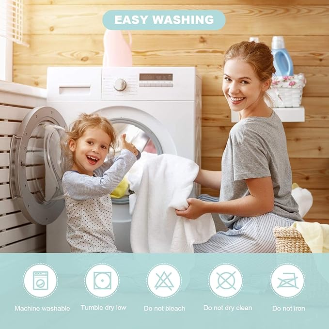 HIPHOP PANDA Hooded Towel - Rayon Made from Bamboo, Bath Towel with Bear Ears for Newborn, Babie, Toddler, Infant - Absorbent Large Baby Towel - Unicorn, 30 x 30 Inch