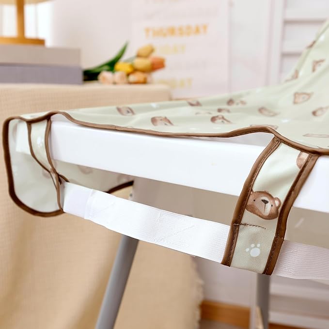 Long Sleeve Baby Bib-Mess Proof Baby Feeding Bibs with Adjustable Design for Babies during Eating or Highchair