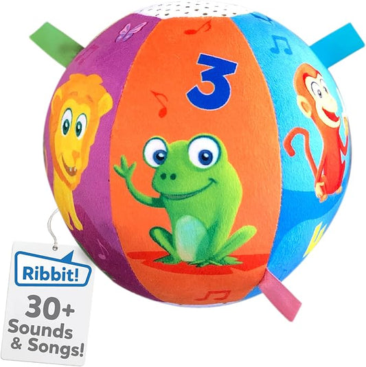 Move2Play, Hilariously Interactive Baby Ball with Music & Sound Effects | First Birthday Gift | Toddler Toy for Boys & Girls | Age 6, 9, 12, 18+ Month | 1, 2+ Year's Old