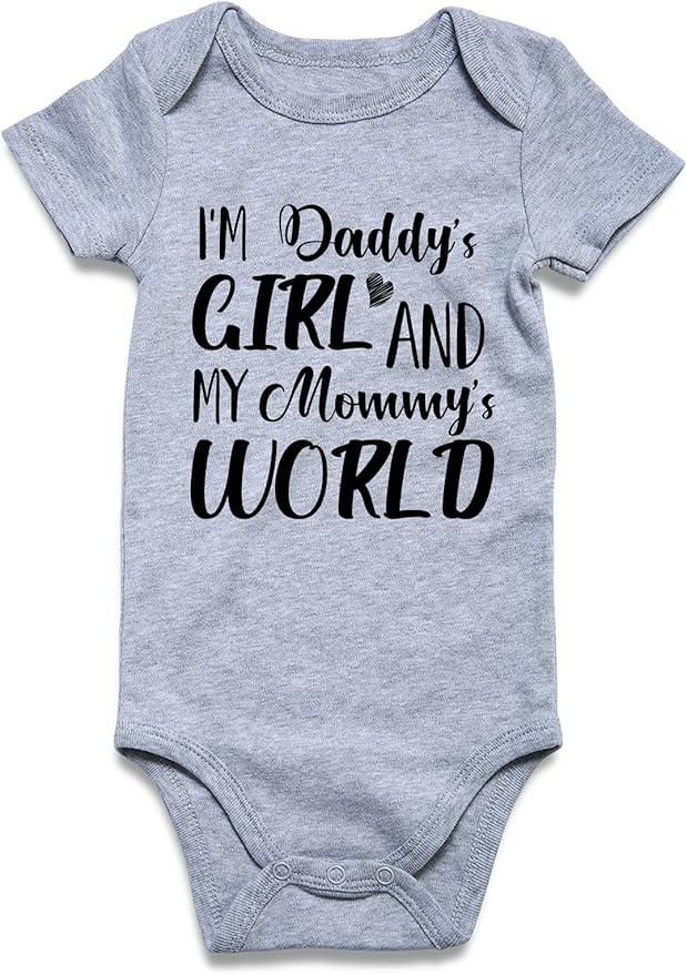 Funnycokid Baby Boys Girls Bodysuit Funny Newborn Romper Short Sleeve Infant Neutral Outfits Jumpsuit 0-12 Months
