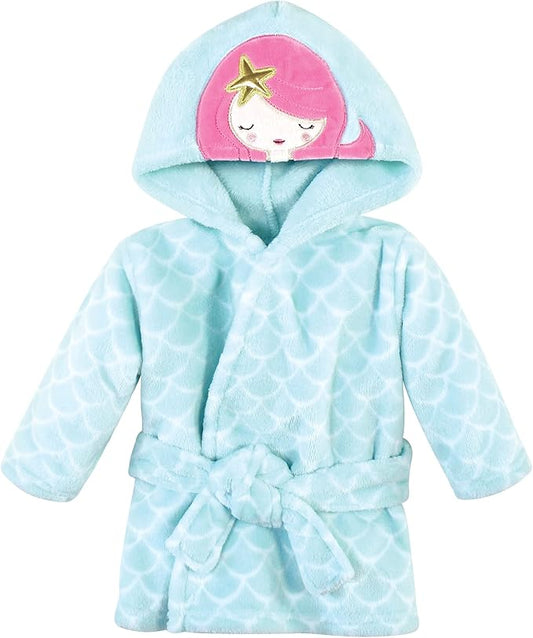 Hudson Baby Unisex Baby Plush Animal Face Bathrobe
