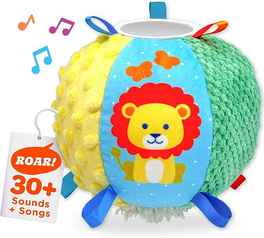 Move2Play, Hilariously Interactive Baby Ball with Music & Sound Effects | First Birthday Gift | Toddler Toy for Boys & Girls | Age 6, 9, 12, 18+ Month | 1, 2+ Year's Old