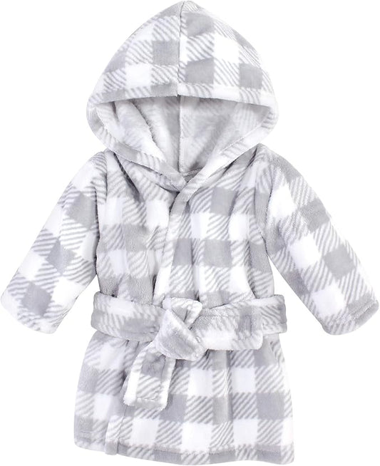 Hudson Baby Unisex Baby Plush Animal Face Bathrobe